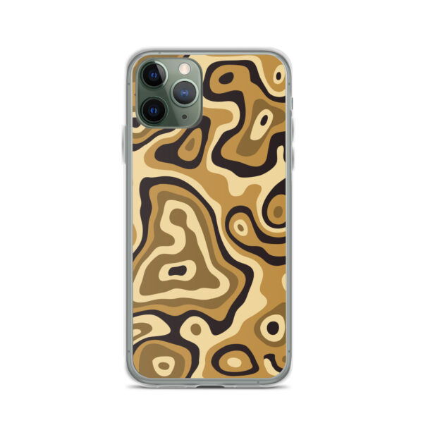 Topographic Terrain Clear Case for iPhone®