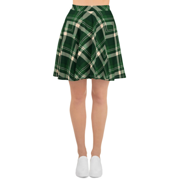 Classic Green Plaid Skirt